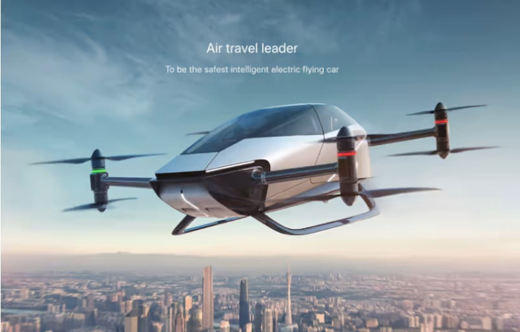 XPeng presenterà il jet elettrico Voyager X2 questo mese