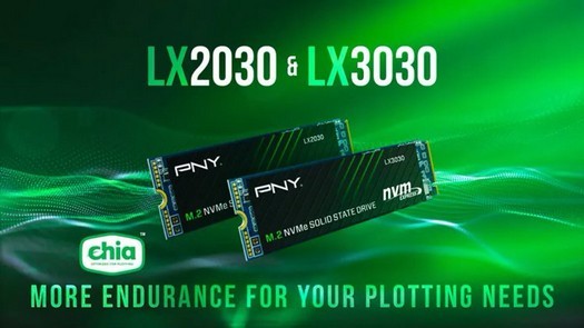 PNY lança drives de estado sólido de alto recurso LX2030 e LX3030 para a mineração da Chia