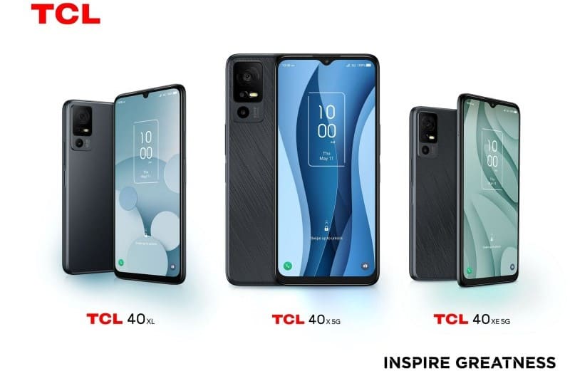 Introdução de TCL 40 smartphones com suporte NXTURBO e 5G