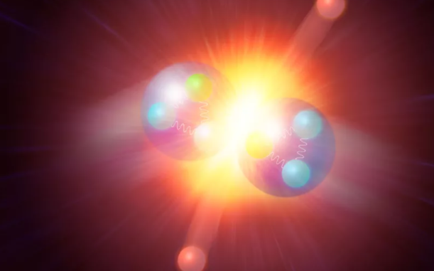 양성자는 양성자 자체보다 무거운 더 작은 입자를 포함할 수 있습니다.