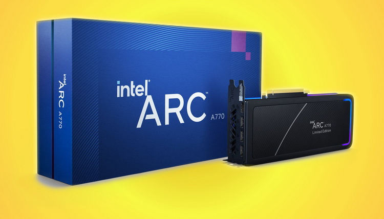 인텔, Arc A770 및 Arc A750 판매 개시 발표