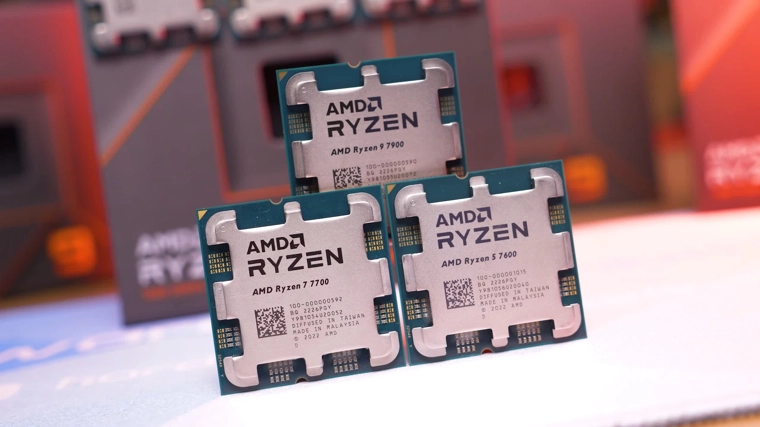 As vendas globais de Ryzen 9 7900, Ryzen 7 7700 e Ryzen 5 7600 começaram