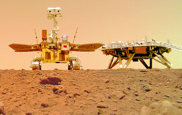 Chinesischer Rover entdeckt Anzeichen globaler Überschwemmungen auf dem Mars