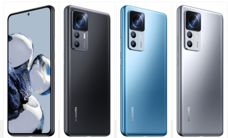 Xiaomi 12T e 12T Pro presentati da 750€