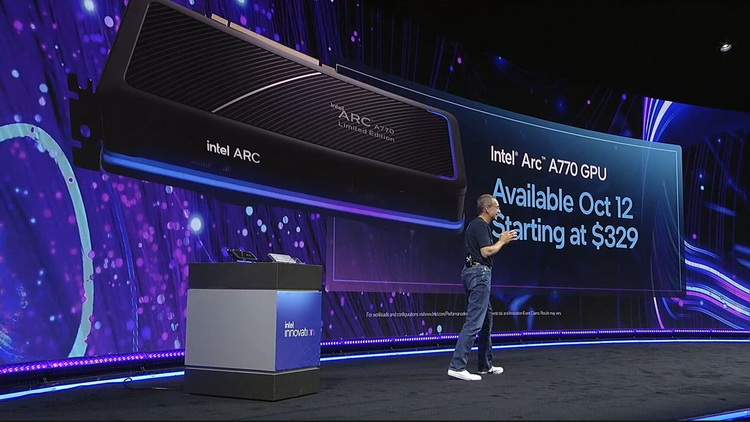 Intel Arc A770 グラフィックス カードが 10 月 12 日、MSRP $329 で発売
