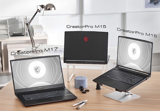 MSI lance les ordinateurs portables CreatorPro M avec jusqu'à 17,3 écrans et cartes graphiques professionnelles NVIDIA