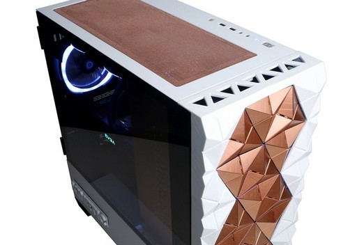 CyberpowerPC는 전면 패널 자체가 환기 통풍구를 조절하는 사례를 제시했습니다.