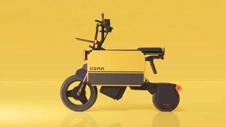 Icoma präsentierte den faltbaren Elektroroller Tatamel