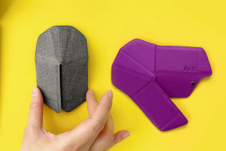 Introduzido o mouse em concha sem fio - fácil de transportar no bolso