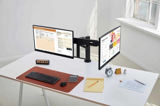 LG lança monitor Ergo Dual 27QP88D com um par de painéis IPS QHD