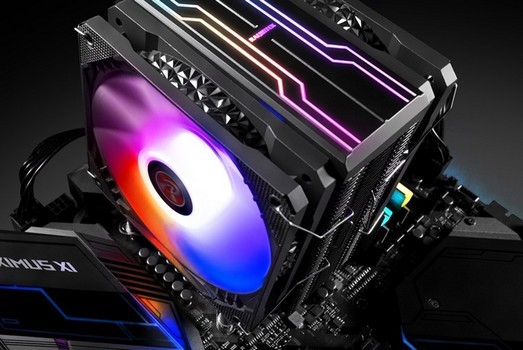 Raijintek, 두 개의 팬이 있는 Eleos 12 Duo RBW 쿨러 공개
