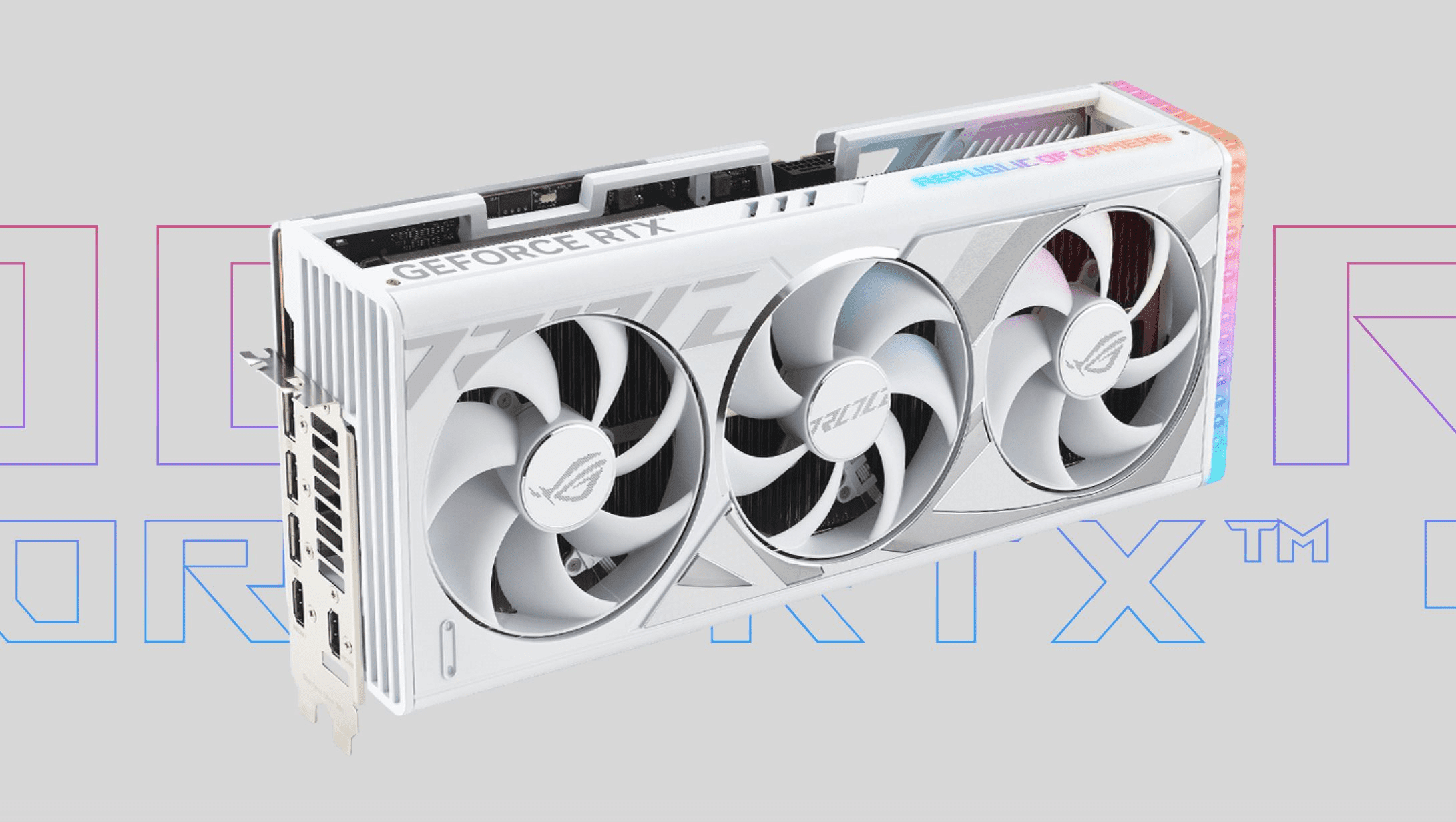 ASUS a présenté les cartes vidéo ROG STRIX RTX 4090/4080 White