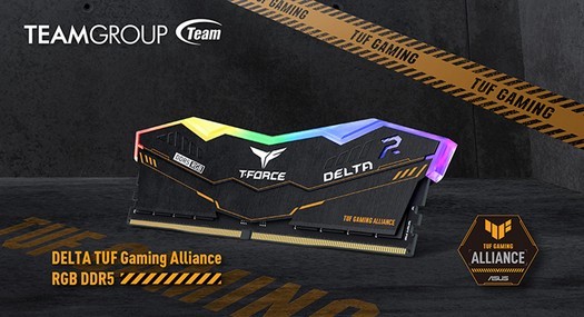 TeamGroup enthüllt T-Force Delta TUF Gaming Alliance RGB DDR5 Speicher