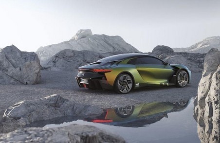 Citroen revela o conceito atualizado do DS E-Tense Performance movido por carro de corrida elétrico