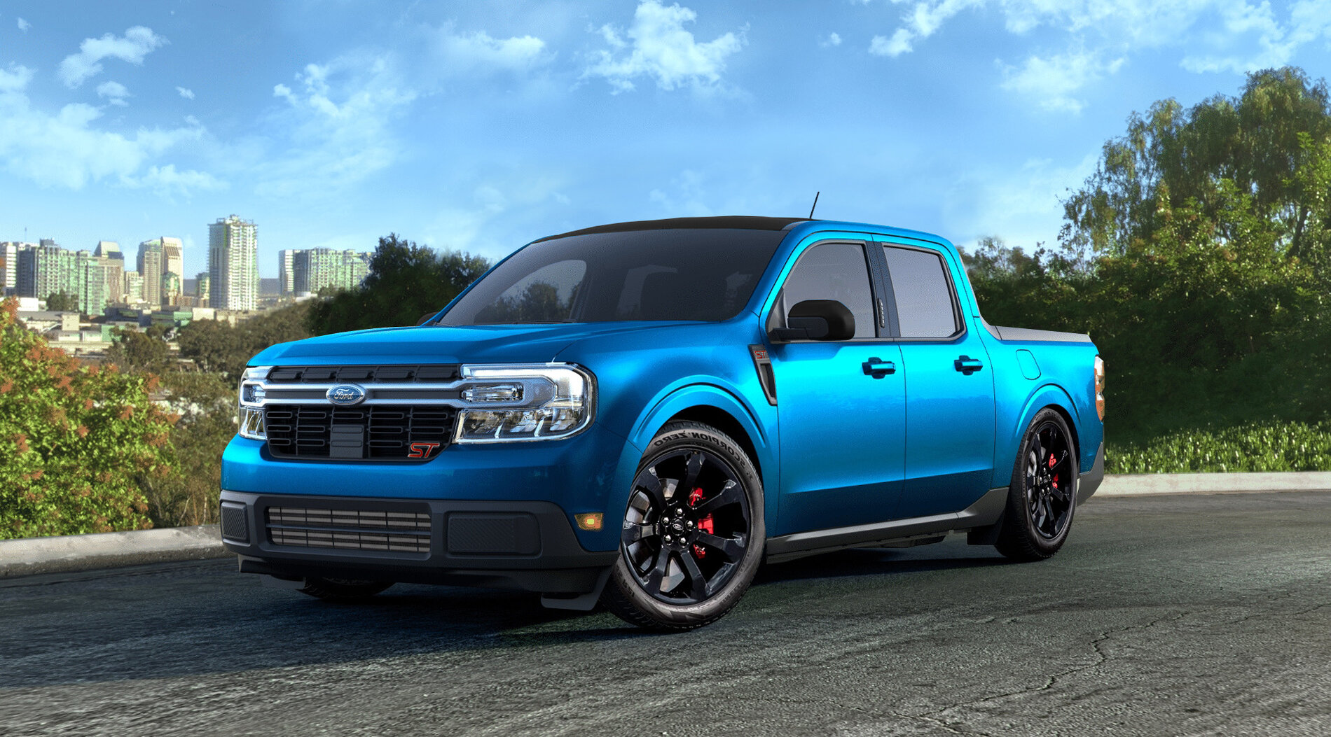 Ford sta testando un prototipo di camioncino Maverick ST