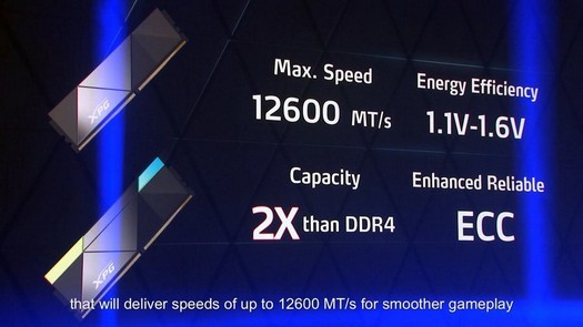 ADATA anuncia módulos de memória DDR5 com frequência efetiva de até 12.600 MHz