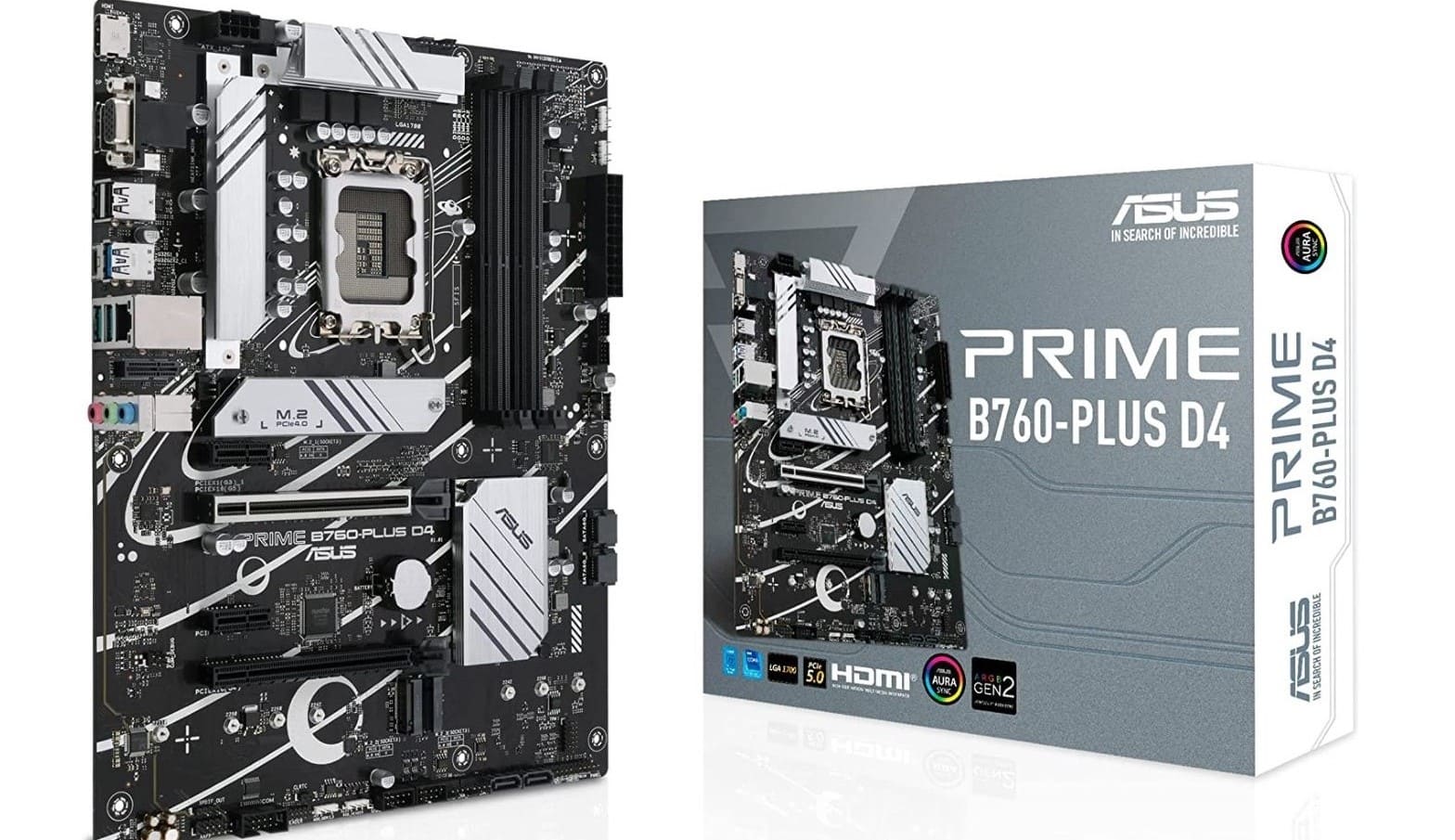 I prezzi delle schede madri ASUS B760 e H770 per Intel Raptor Lake sono indicati