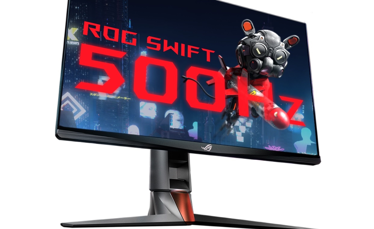 Asus stellt ROG Swift 500Hz Gaming-Monitor vor