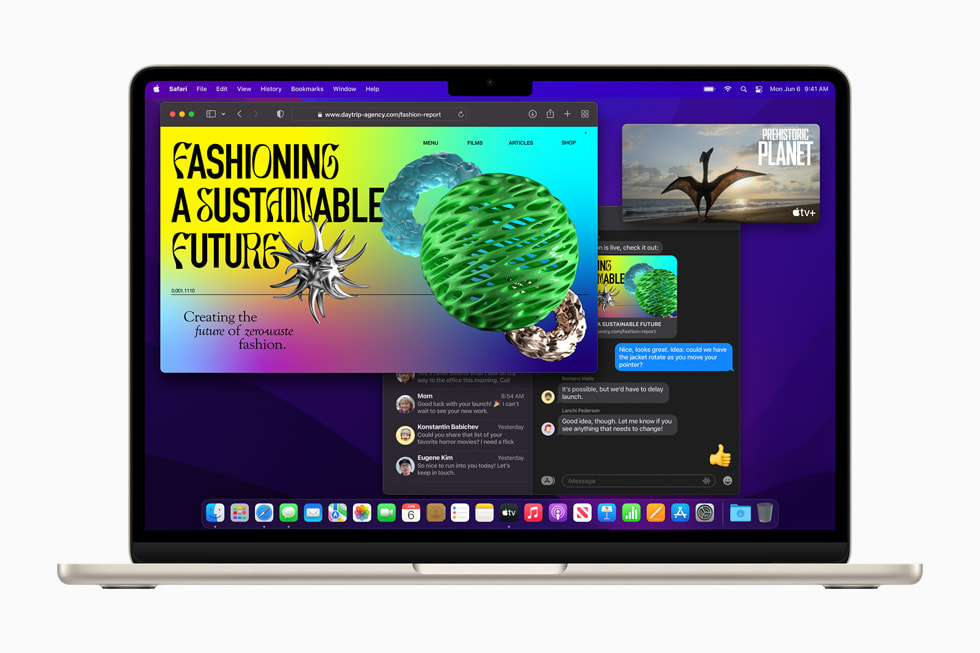 AppleM2プロセッサを搭載したMacBookAirが正式に発表されました
