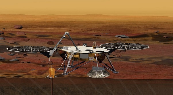 A sonda Mars InSight estudou a estrutura interna do Planeta Vermelho