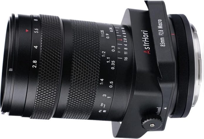 Annunciato l'obiettivo macro Shift AstrHori 85mm F/2.8