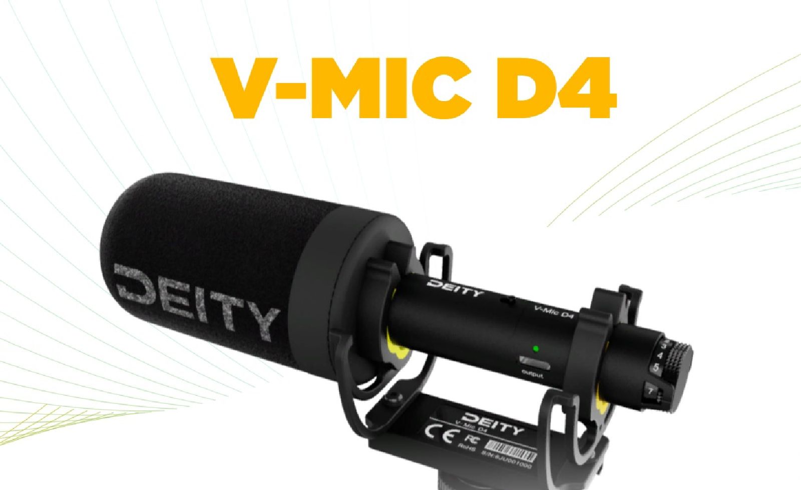 Microfone na câmera Deity V-Mic D4 anunciado por US $ 99