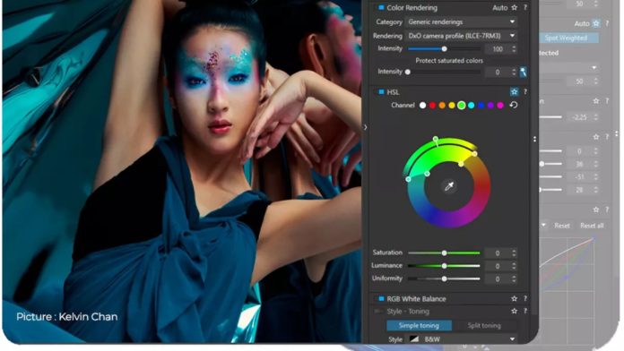 Sortie de l'éditeur DxO PhotoLab 6 RAW