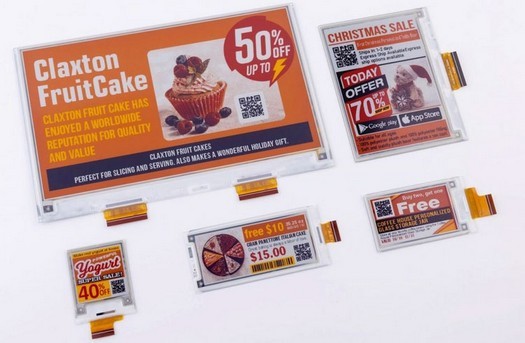 E Ink a présenté les étiquettes de prix électroniques Spectra 3100 Plus avec cinq couleurs