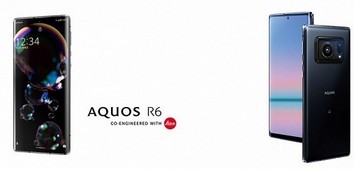 Primeiras imagens do smartphone Sharp Aquos R6 com enorme câmera Leica