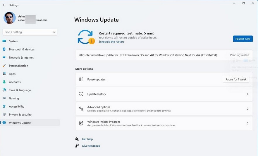 Windows 11 ti dirà quanto tempo ci vorrà per installare gli aggiornamenti