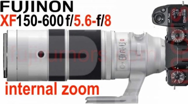 Lente Fujinon XF150-600mm F/5.6-8 recebe zoom interno