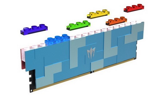 Galax mostra insoliti moduli RAM DDR5 RGB compatibili con i mattoncini Lego