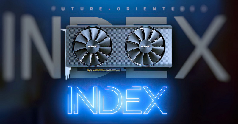 Gunnir ha rilasciato la scheda grafica Arc A750 Index senza retroilluminazione