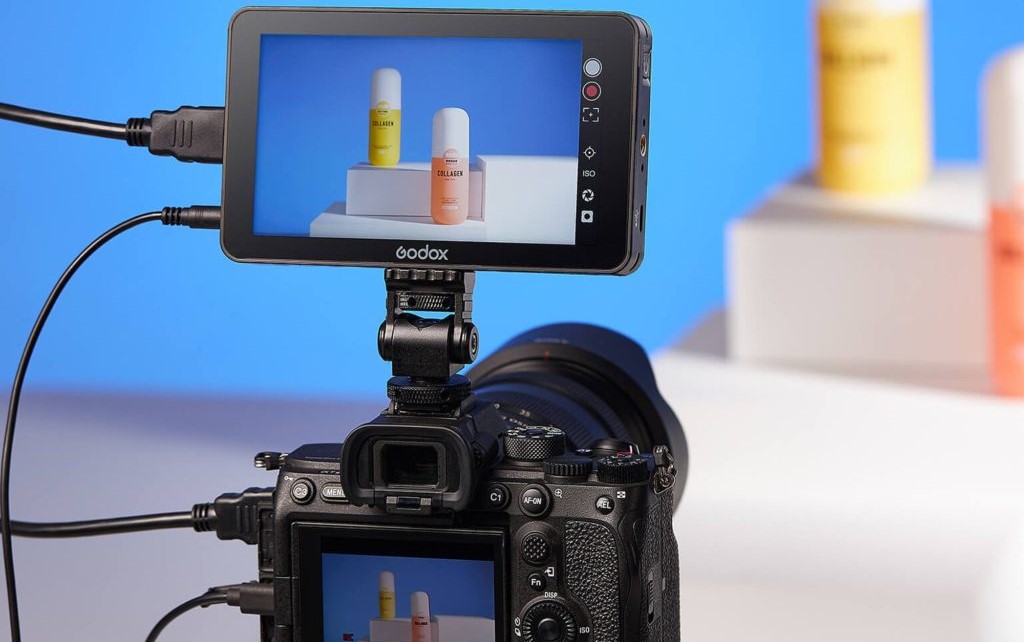 Godox apresentou o monitor na câmera GM6S