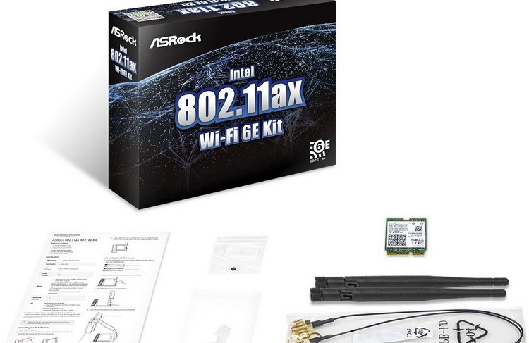 ASRock rilascia i moduli Wi-Fi 6E per schede madri AMD e Intel