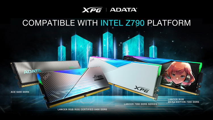 XPG dévoile la RAM XPG Lancer DDR5 jusqu'à 7200 MHz pour Intel Raptor Lake