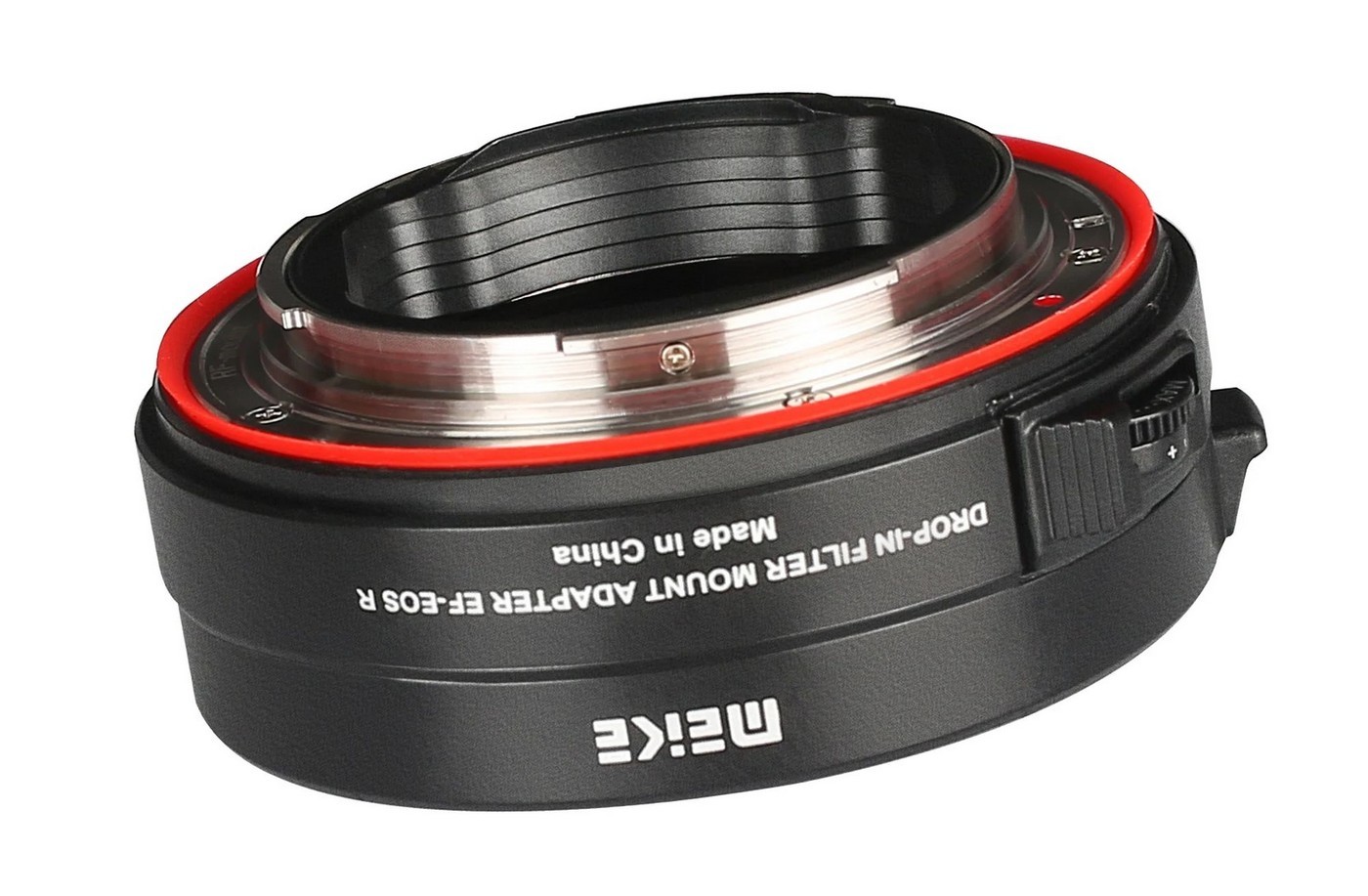 Adaptador Meike MK-EFTM-C introduzido com filtro VND integrado