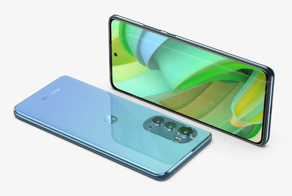 Smartphone Moto Edge 2022 in hochwertigen Fotos demonstriert