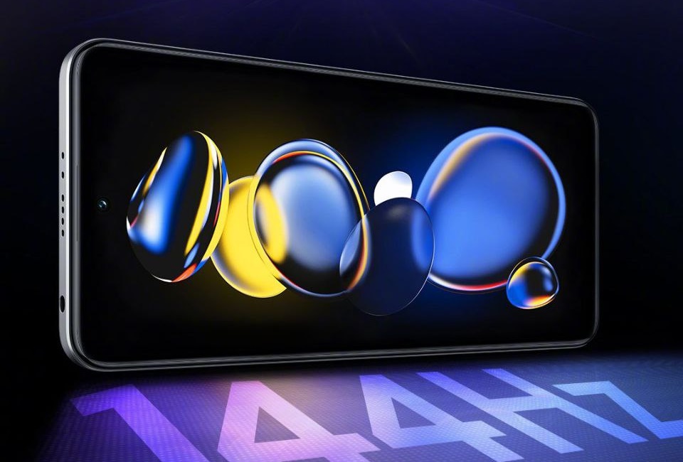 Redmi Note 11T Pro+ terá um display LCD de 144Hz