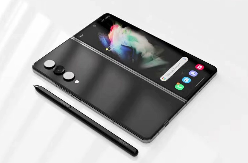 Auf dem Foto ist das Samsung Galaxy Z Fold 4 zu sehen