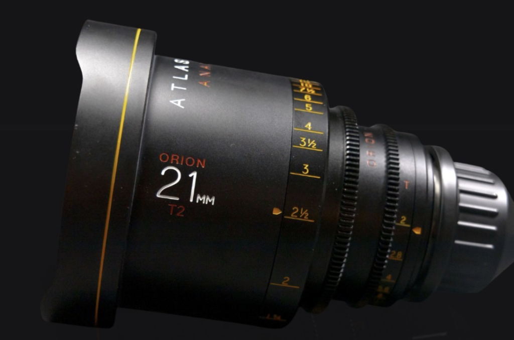 Apresentada a lente de cinema anamórfica Atlas Orion 21mm T2 2x