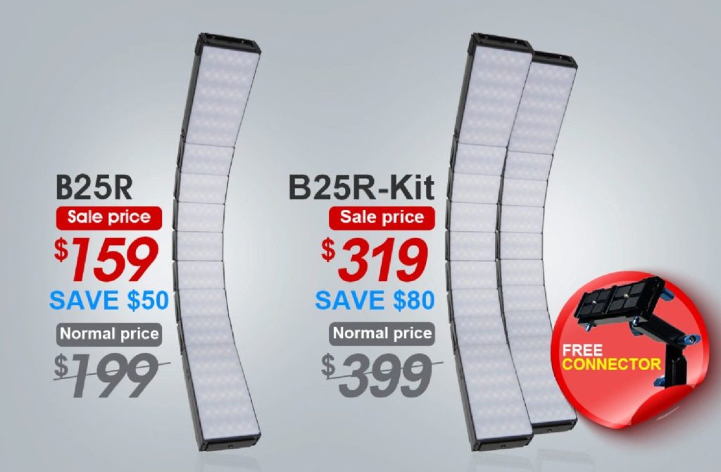 Anunciado painel RGB flexível Sirui Dragon Series B25R