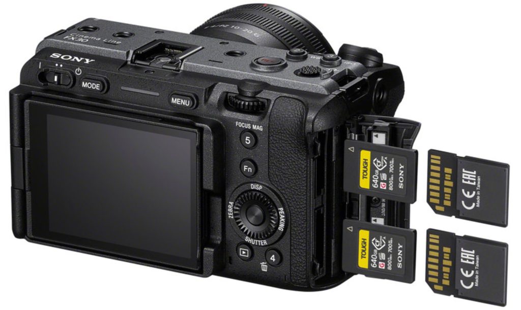 La fotocamera a pellicola Sony FX30 è stata introdotta con la registrazione RAW a 16 bit sui monitor dei registratori