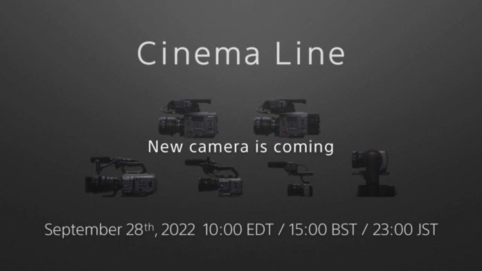 Officiel : Sony FX30 sera annoncé le 28 septembre