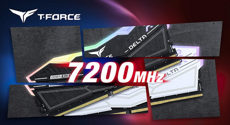 TeamGroup は、周波数が 7200 MHz の DDR5 RAM のセットを導入しました