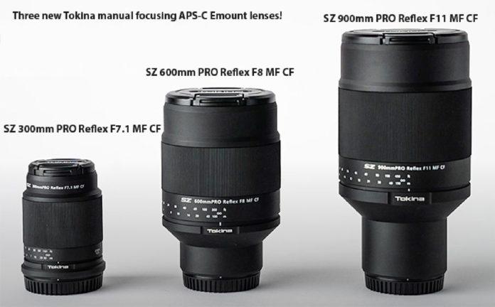 Tokina stellt 300, 600 und 900 mm PRO Reflex Superteleobjektive für Fujifilm vor