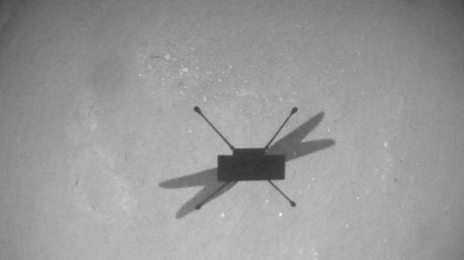 A NASA publicou um vídeo do último vôo do helicóptero marciano Ingenuity