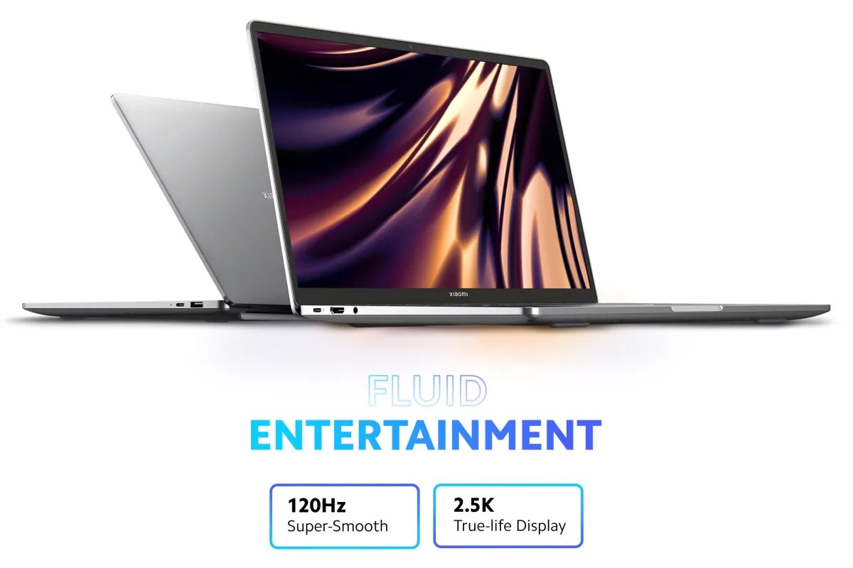 Paramètres d'affichage du Xiaomi NoteBook Pro 120G confirmés par le constructeur
