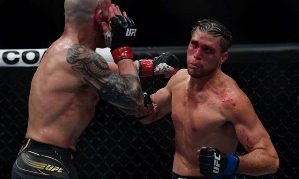 Brian Ortega énumère les dégâts qu'il a subis dans le combat avec Alex Volkanovski