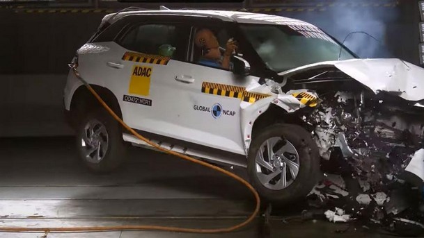 クロスオーバーヒュンダイクレタは、クラッシュテストグローバルNCAPで不十分な結果を示しました